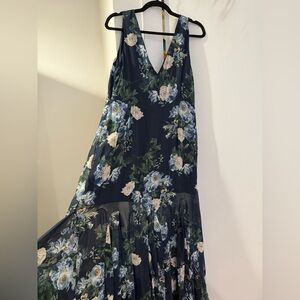 NWT Abercrombie blue floral dress